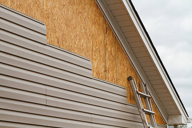 Professional Siding Installation technician working in Riverview, FL